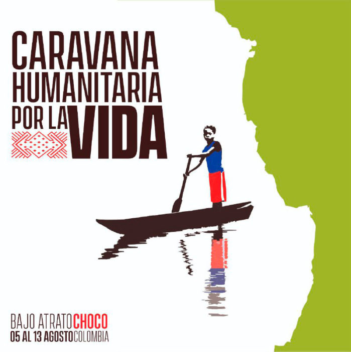 Caravana humanitaria busca visibilizar la crisis en el Bajo Atrato chocoano
